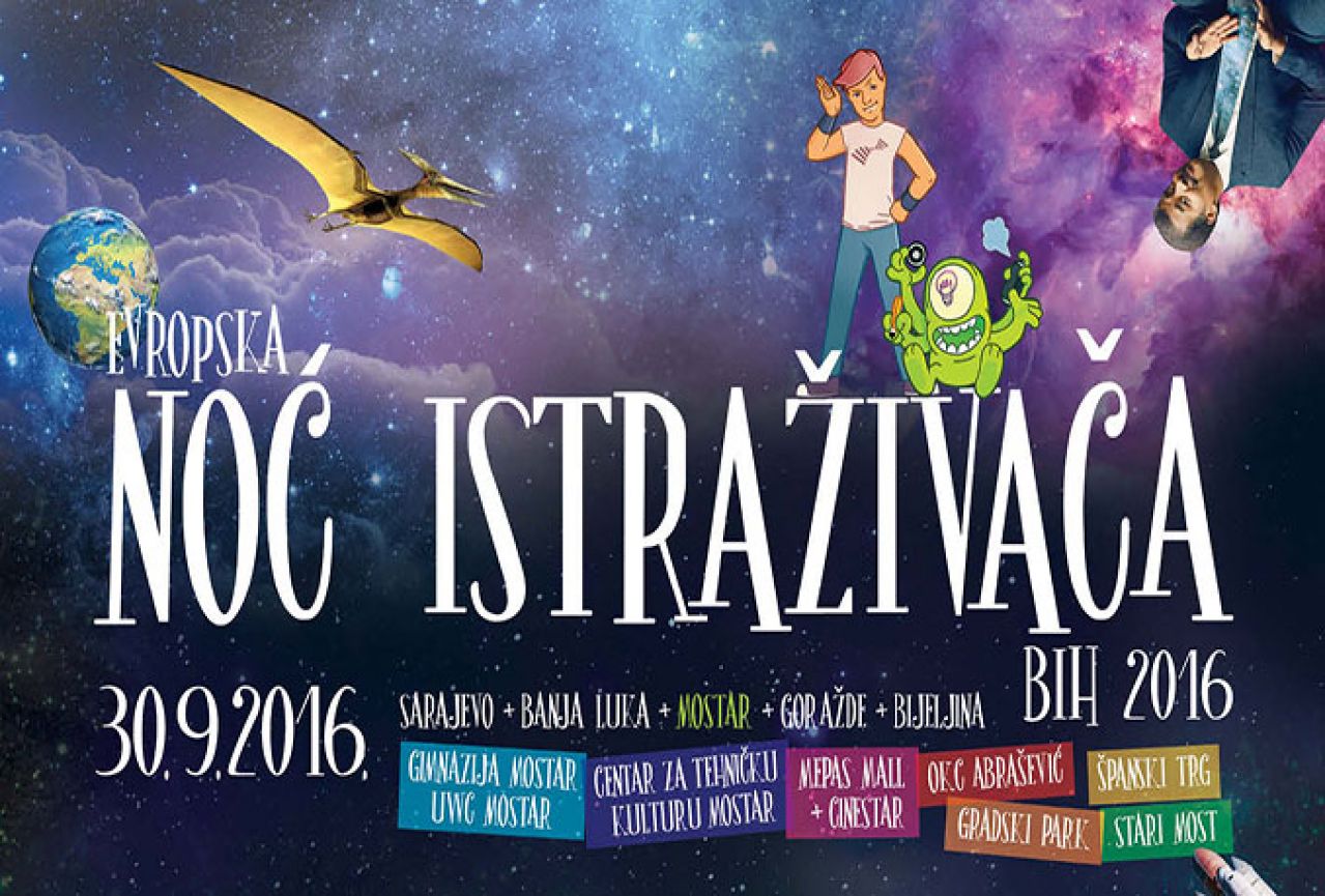 Europska noć istraživača - program za Mostar