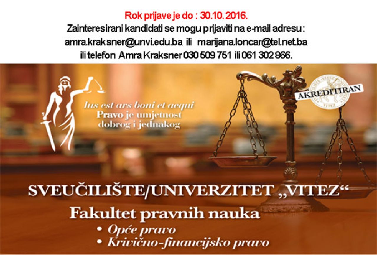 Poziv na seminar za pravnike s područja Hercegovine
