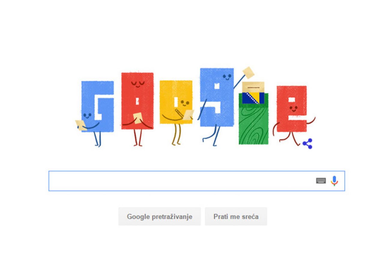 Google svoj današnji doodle posvetio izborima u BiH