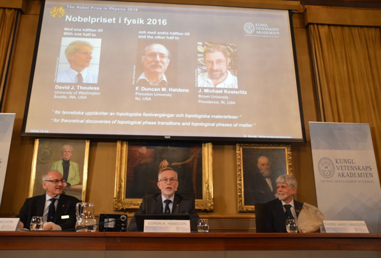 Nobel za fiziku trojici znanstvenika koja su otvorila "vrata nepoznatog svijeta"