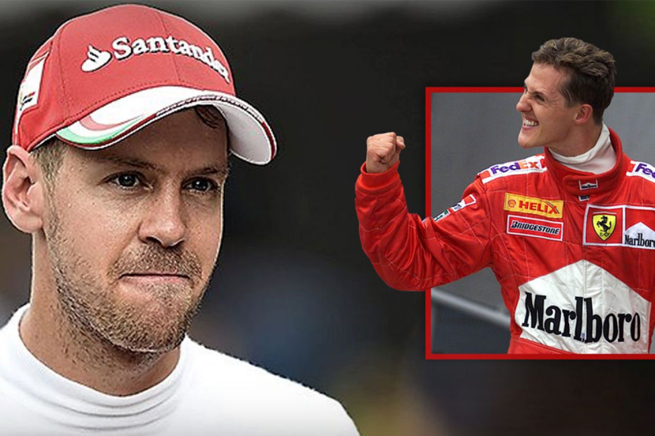 Može li Vettel s Ferrarijem stopama Michaela Scumachera?