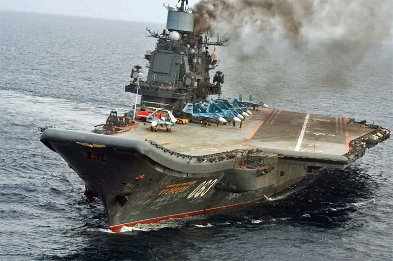 Ruska vojna flota plovi kroz La Manche na putu prema Siriji