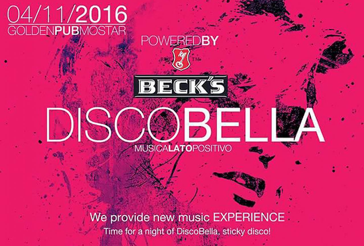DiscoBella: Ljepša strana glazbe idućeg mjeseca u Golden Pubu 