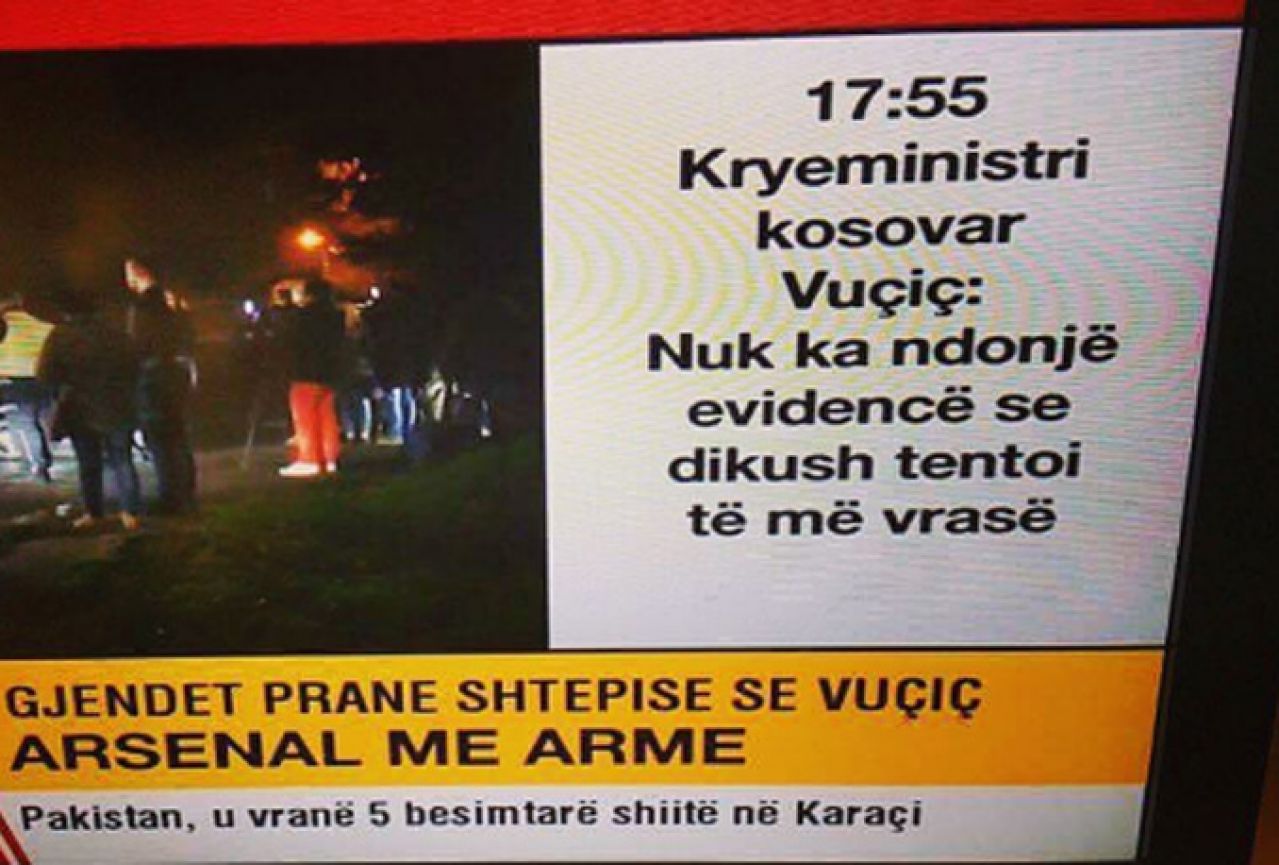 Albanska televizija potpisala Vučića kao premijera Kosova