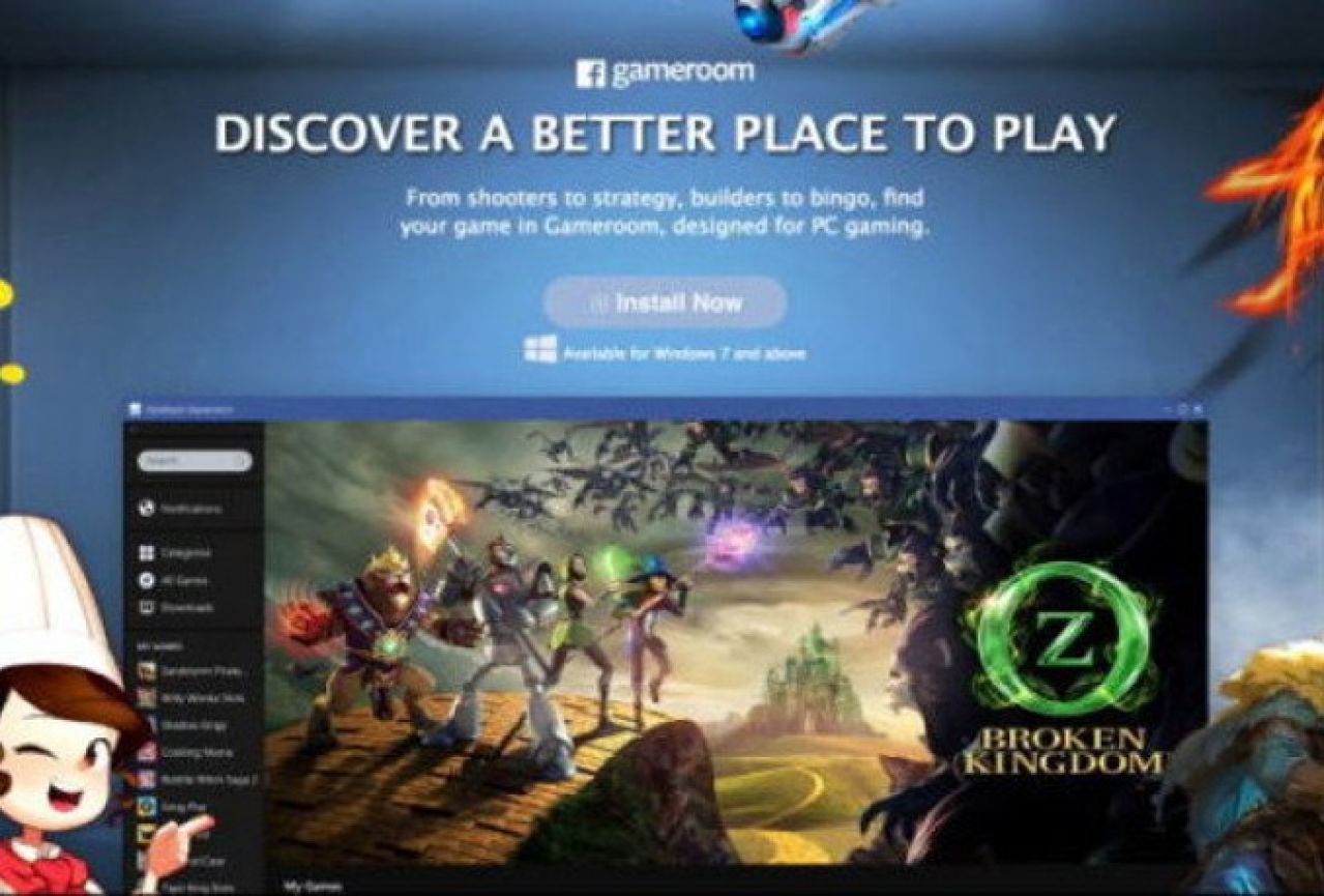 Facebook službeno najavio Gameroom, svoju verziju platforme za igrice