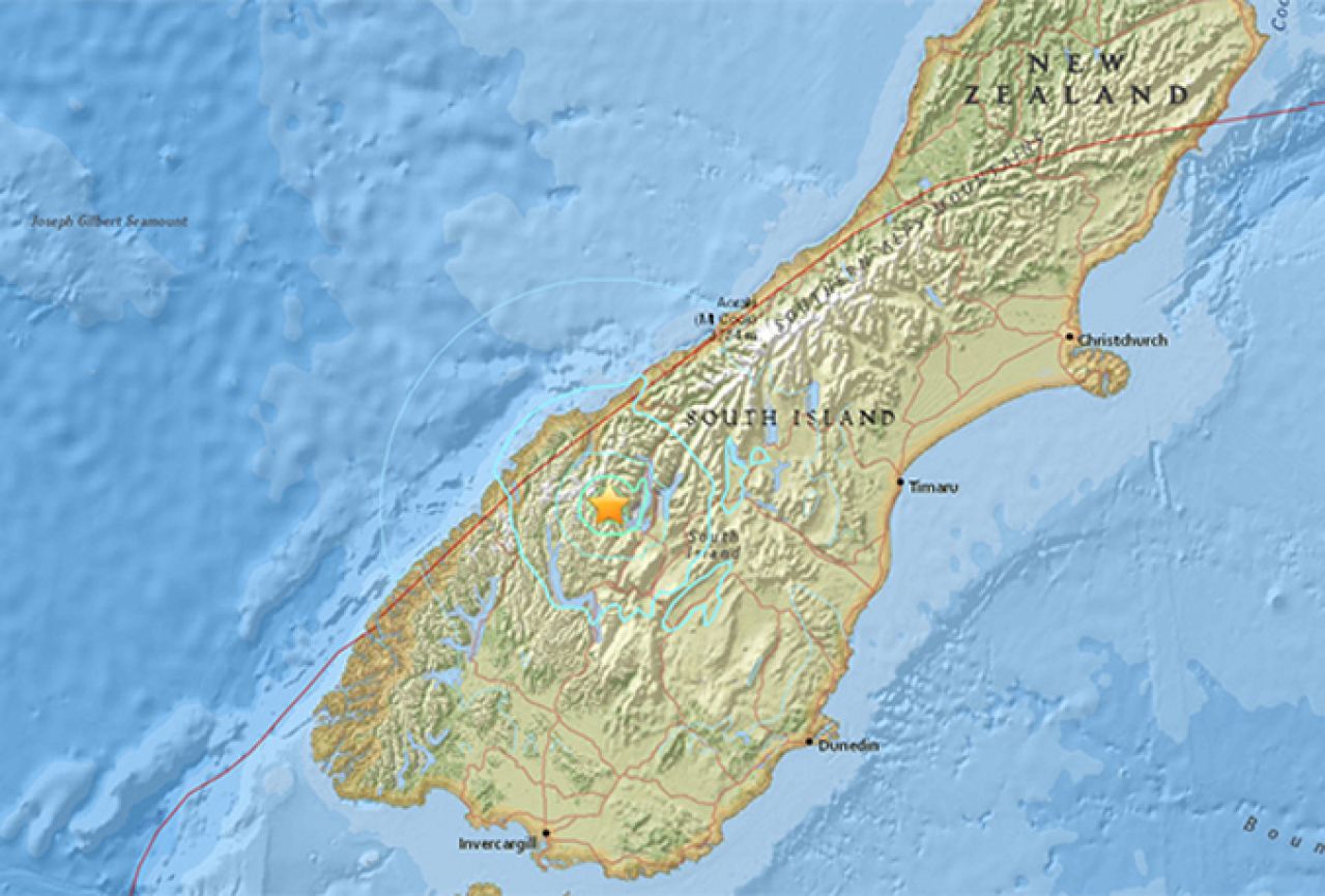 Potres magnitude 7,4 pogodio Novi Zeland