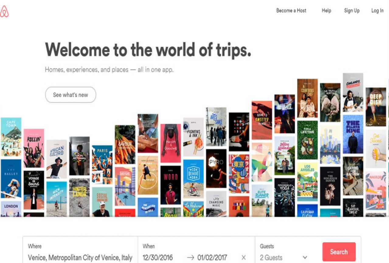 Airbnb širi svoje poslovanje te postaje turistička agencija