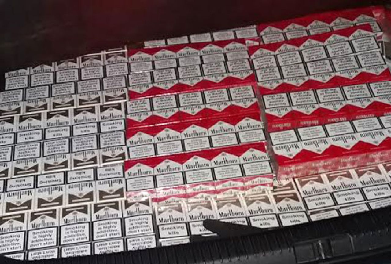 Granična policija na Tjentištu oduzela 1377 kutija cigareta