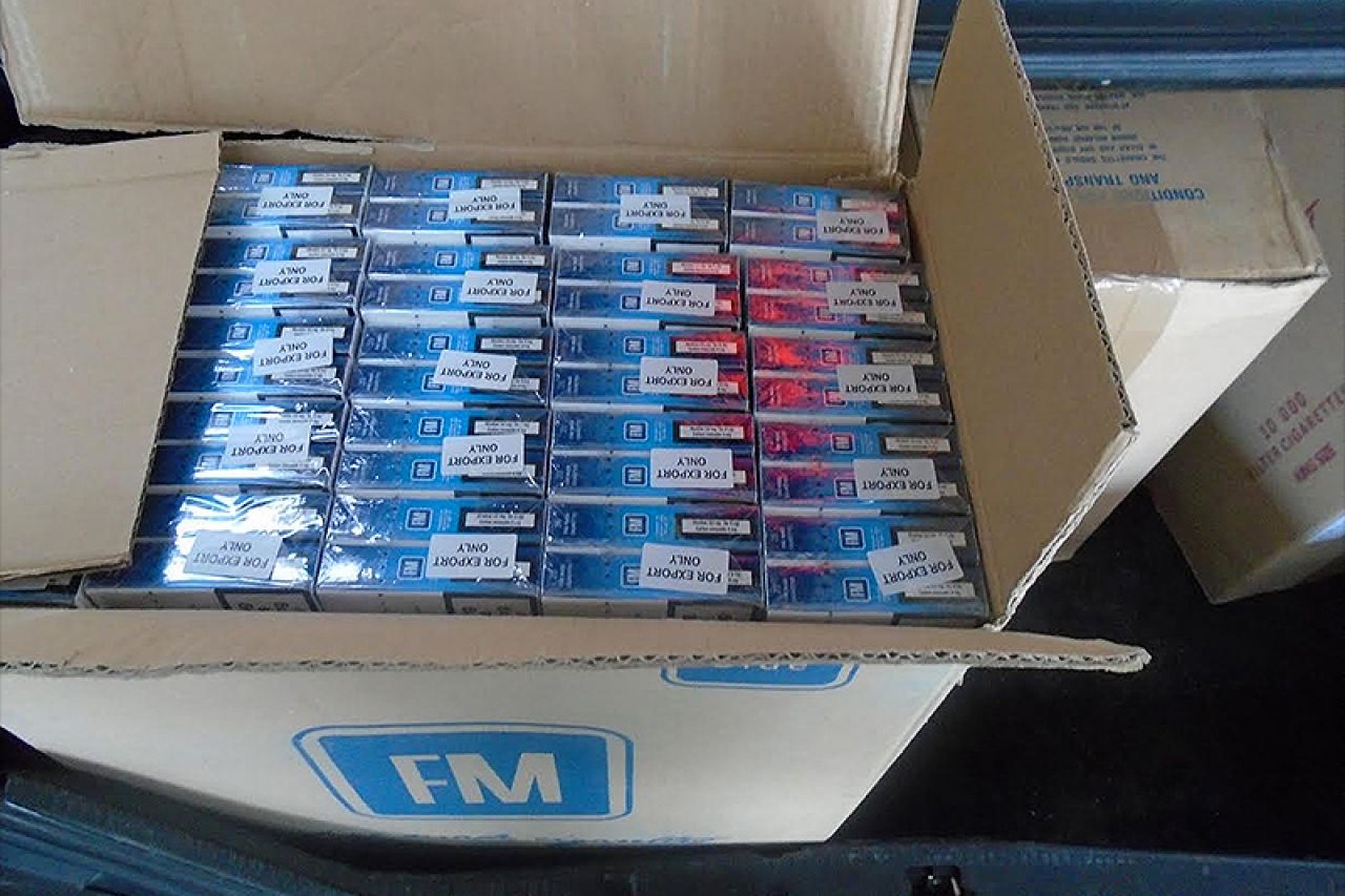Na području Čapljine zaplijenjeno 2.000 kutija cigareta