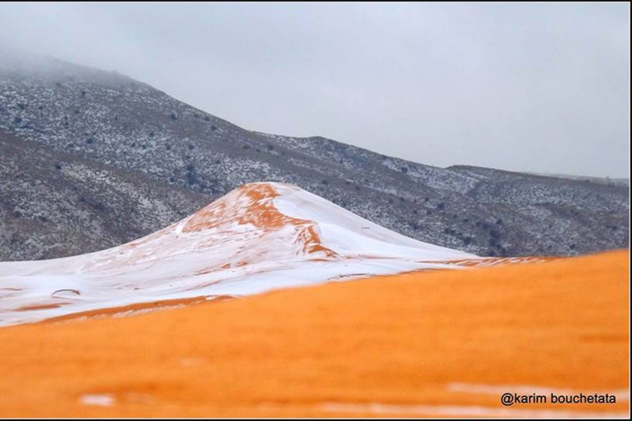 Bijela vijest u crnom svijetu: Snijeg u Sahari nakon 37 godina