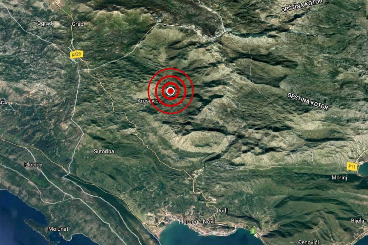 Potres probudio Hercegovce; epicentar kod Trebinja