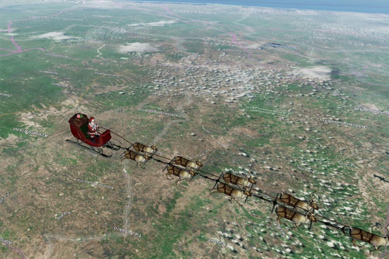 NORAD i ove godine prati Djeda Božićnjaka