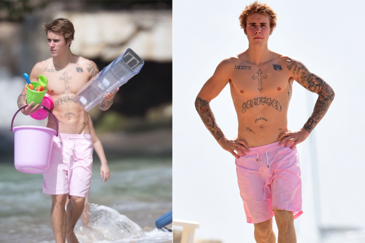 Što radi Justin Bieber s dječjim igračkama na plaži?