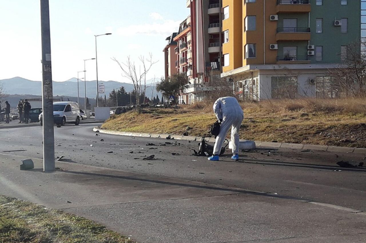 Podgorica: Nakon eksplozije pored vozila pronađen kilogram eksploziva