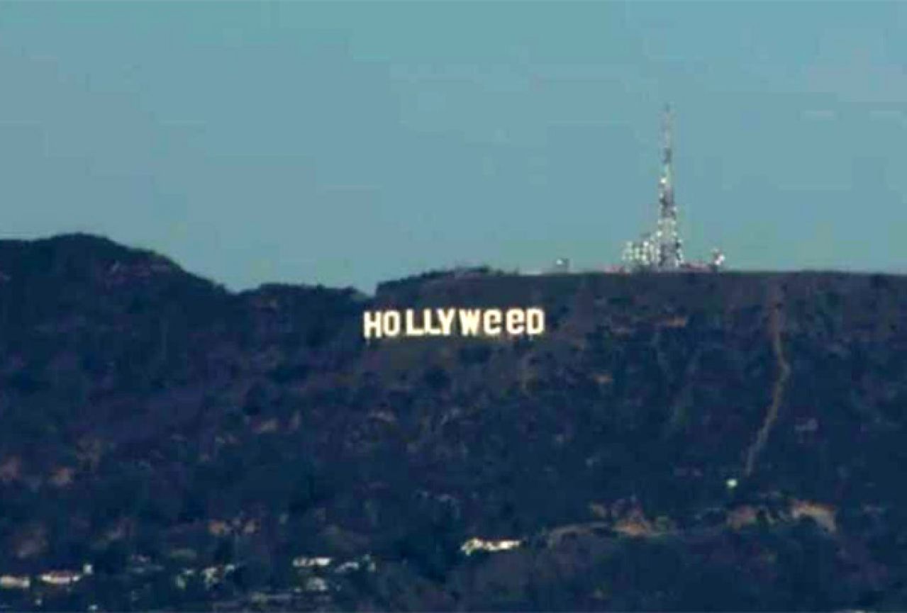 Znak Hollywood postao 'Hollyweed'  