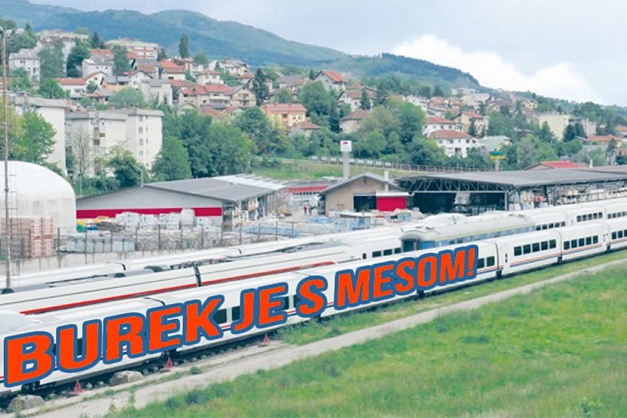 Bosanci poslali vlak u Hrvatsku: ''Burek je s mesom''
