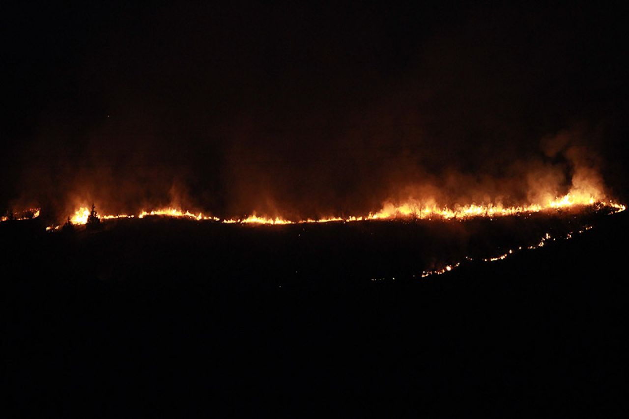 Veći požar na brdu iznad Širokog Brijega