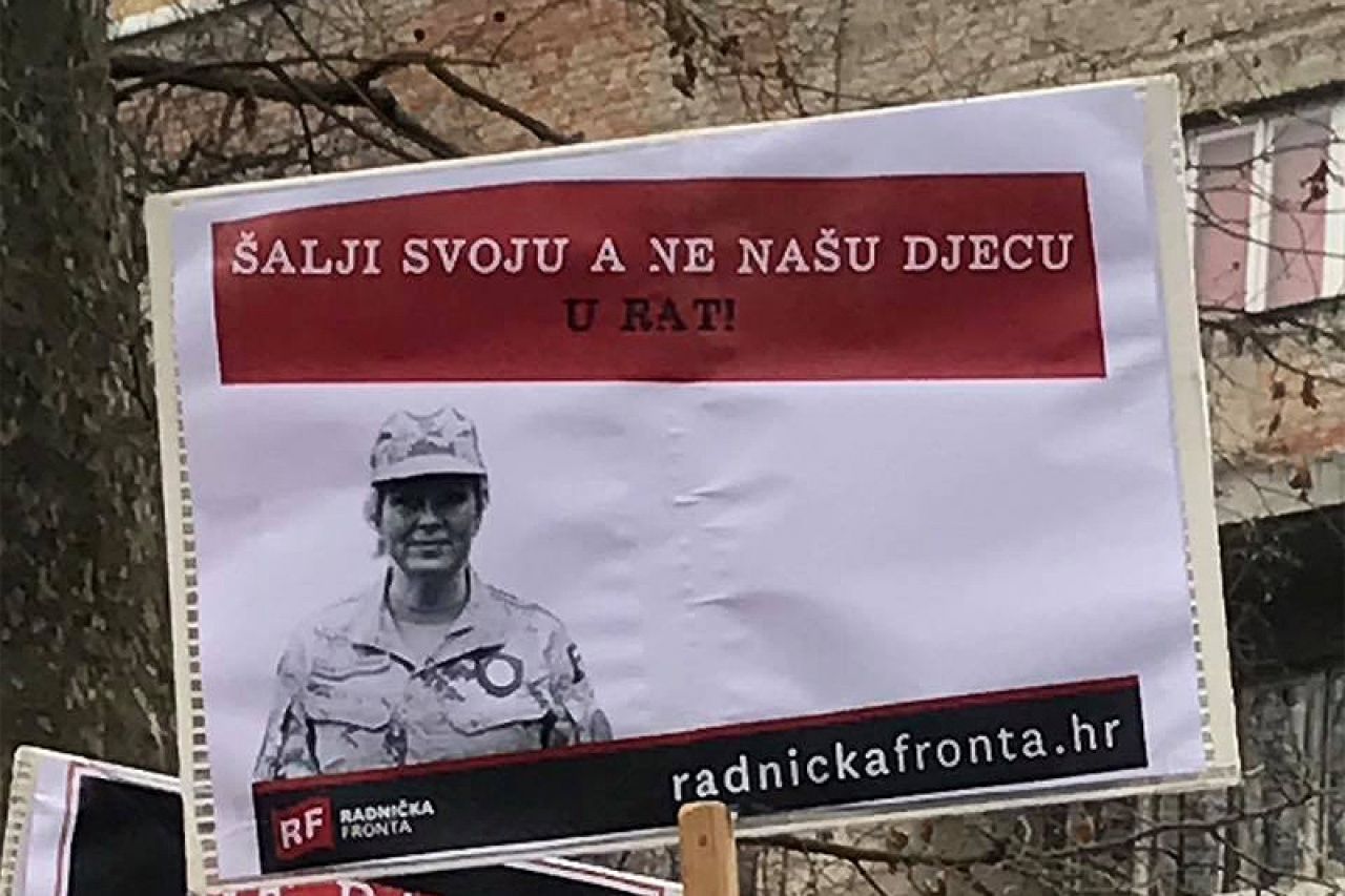 VIDEO | U Hrvatskoj istovremeno održani prosvjedi 'za' i protiv uvođenja vojnog roka