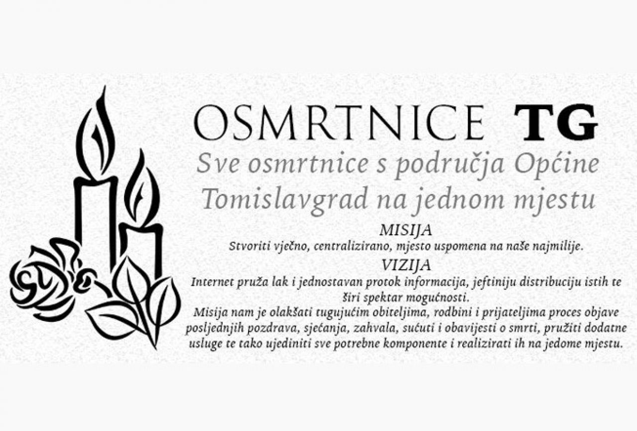 Pokrenut on-line servis za obavijesti o smrtima u Tomislavgradu 