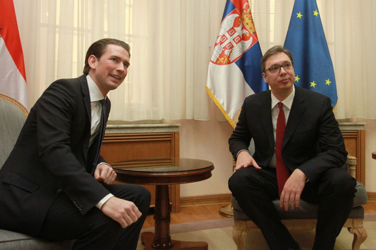 Kurtz s Vučićem: Austrija želi Srbiju u Europskoj uniji