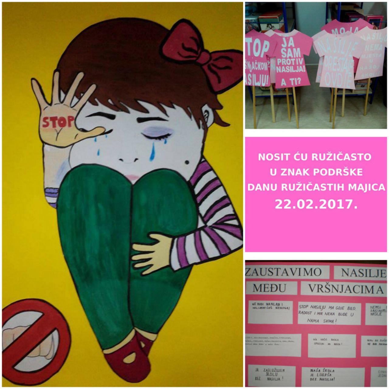 Dan ružičastih majica obilježit će simbolično potpisivanje Peticije protiv vršnjačkog nasilja