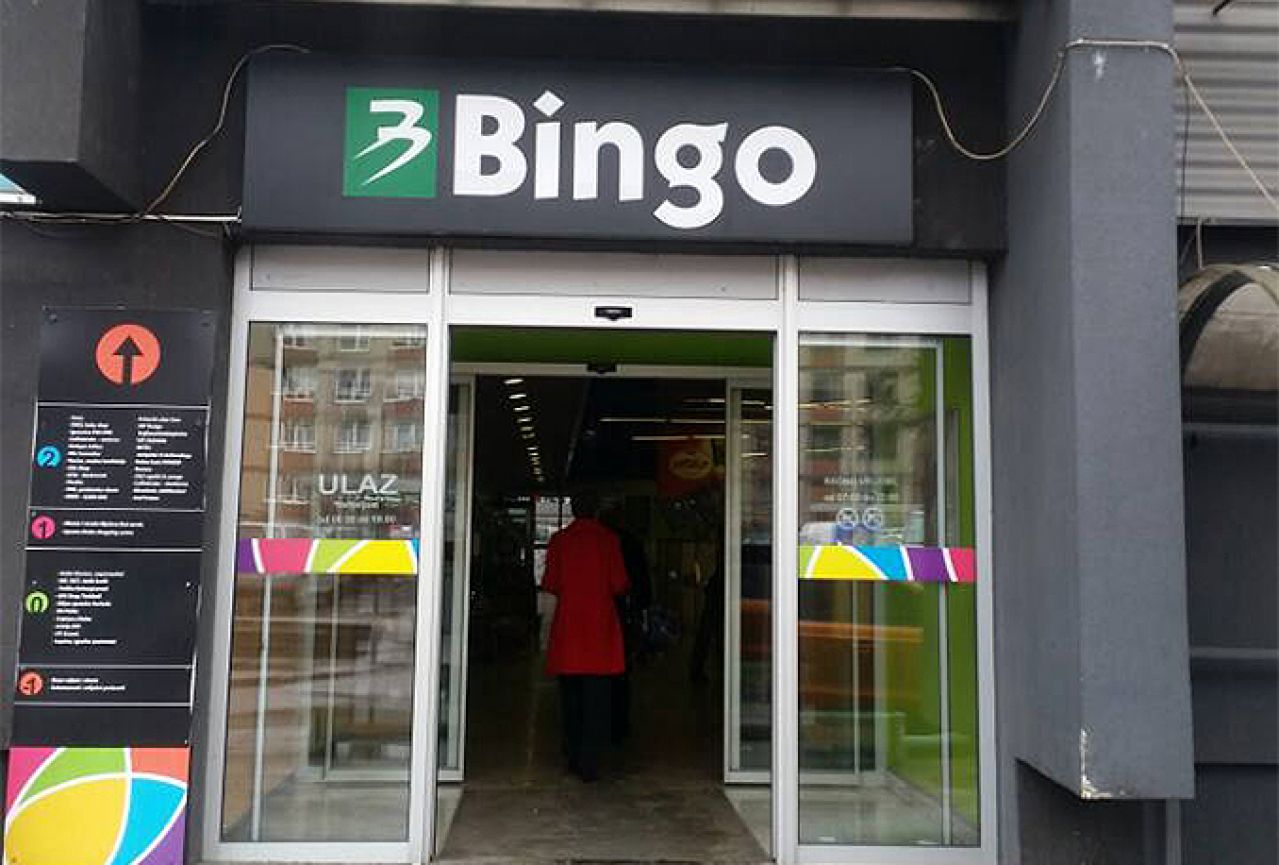 Otvorenje 184. poslovnice kompanije Bingo u nekadašnjem centru Merkur na Otoci