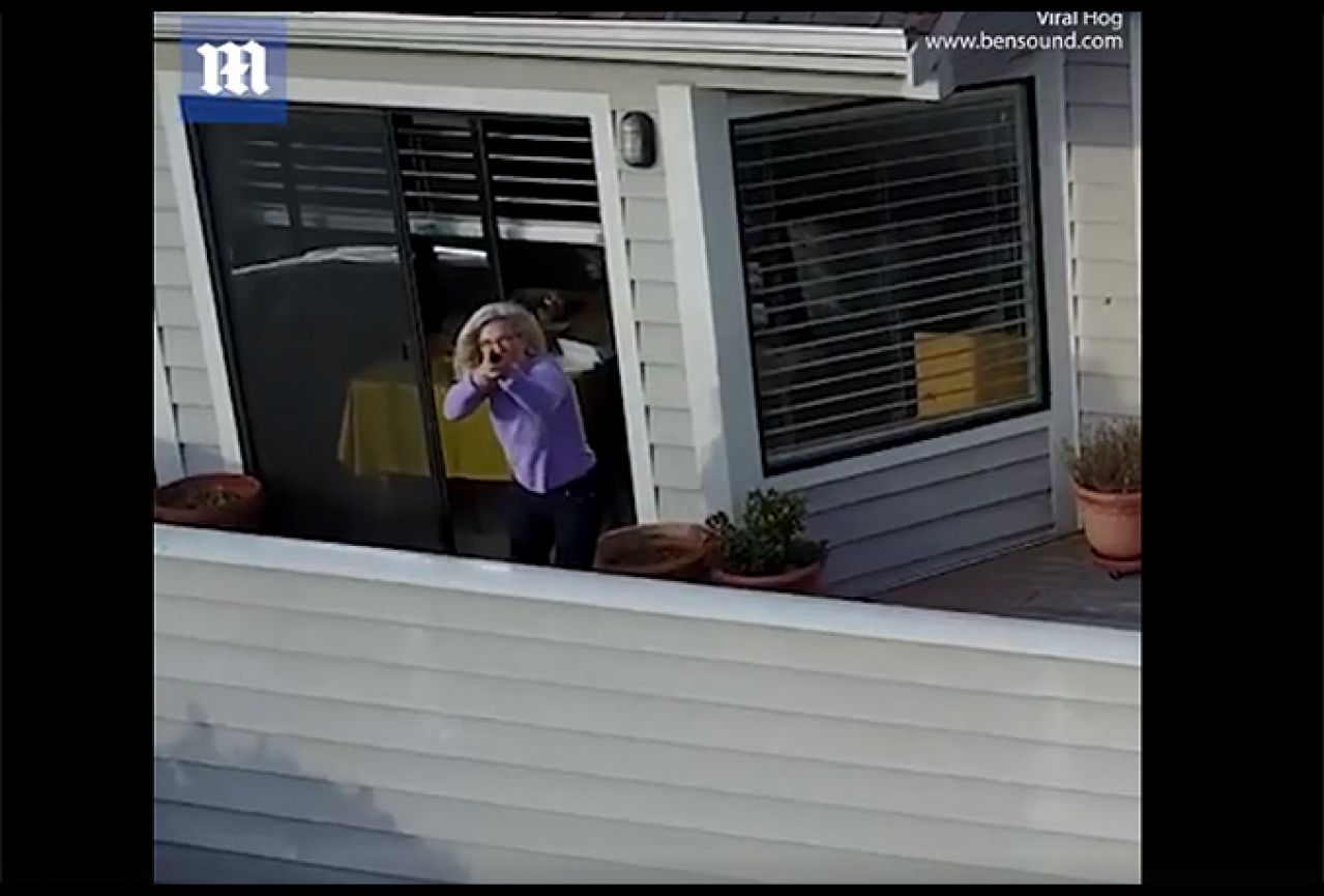 Žena vs. dron: Špijunirali joj kuću, pa dron gađala puškom