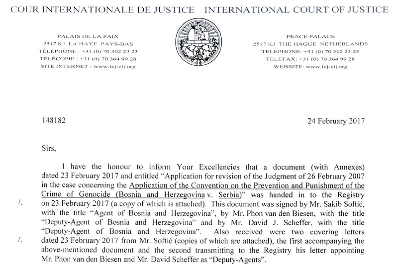 Scheffer: Međunarodni sud pravde nije poštovao vlastita pravila i statut