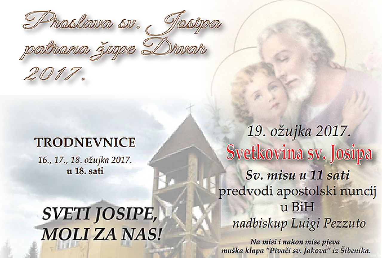 Proslava sv. Josipa, patrona župe Drvar