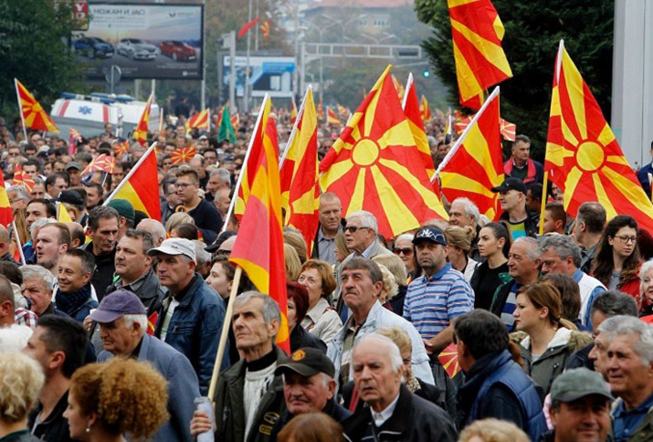 Nastavljeni prosvjedi u Makedoniji