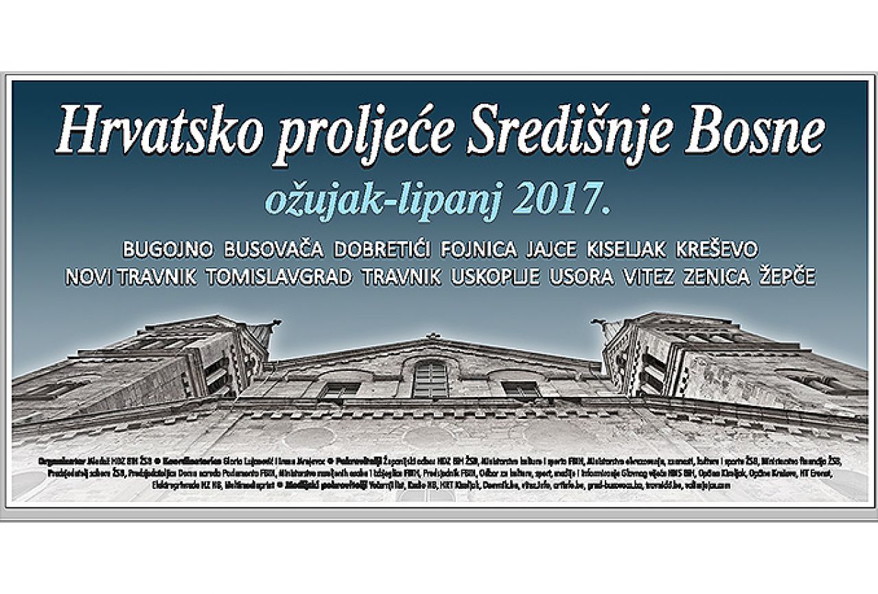 Hrvatsko proljeće Središnje Bosne se predstavlja bogatim programom
