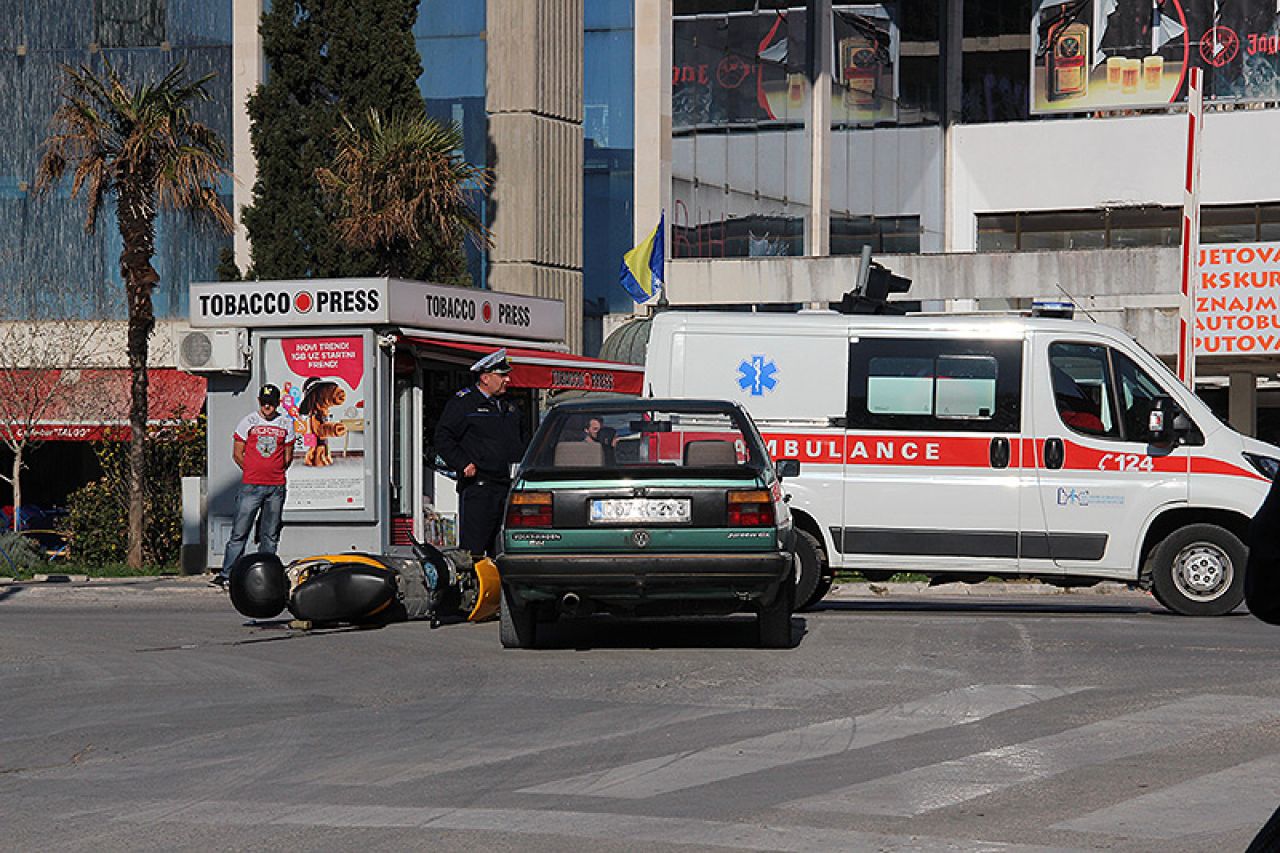 Mostar: Jedna osoba ozlijeđena u sudaru