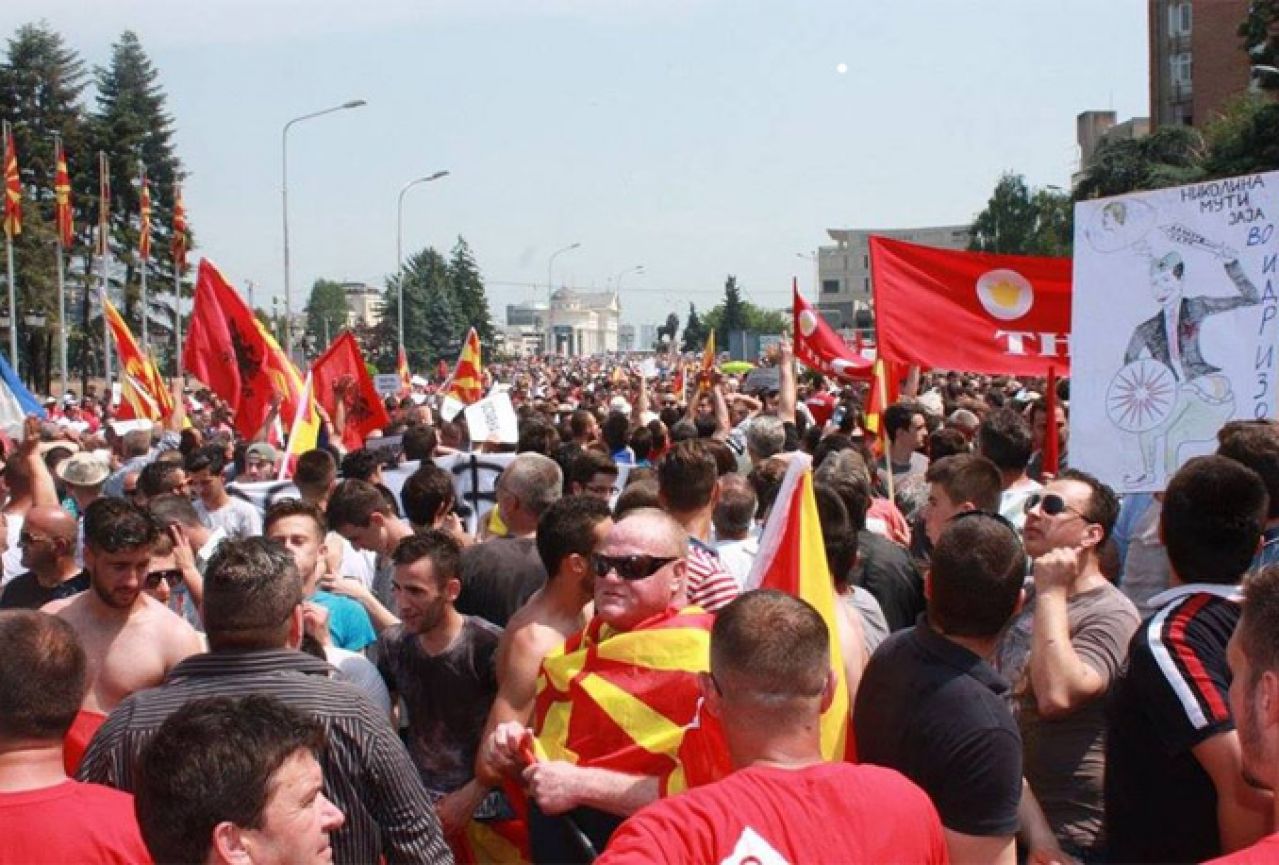 Hahna u Makedoniji dočekali prosvjednici