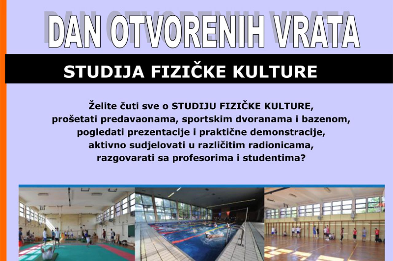 Mostar: Dan otvorenih vrata studija Fizičke kulture