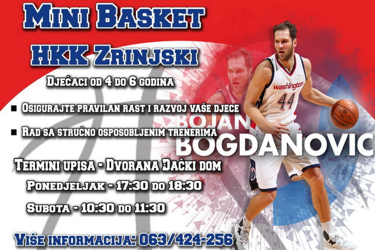 HKK Zrinjski pokrenuo mini basket školu za najmlađe