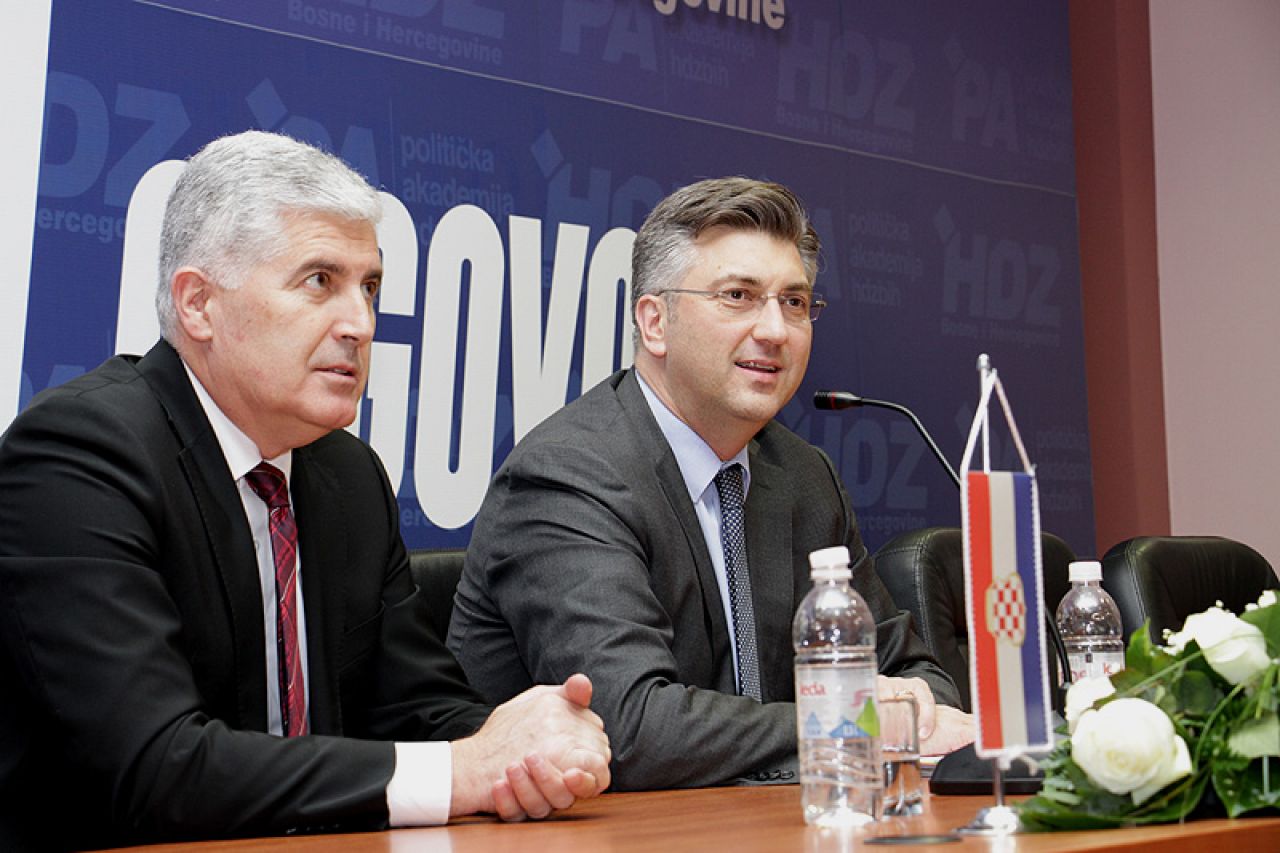 Plenković se sastao s predstavnicima HNS-a BiH