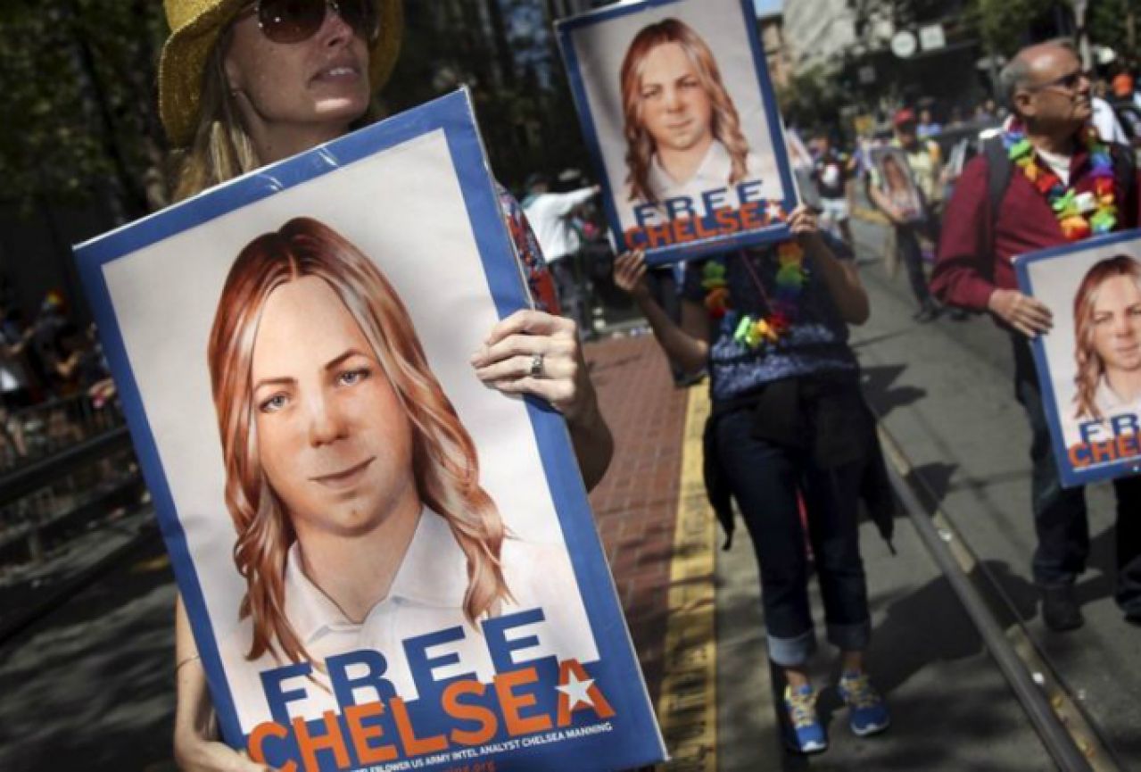 Chelsea Manning od danas na slobodi