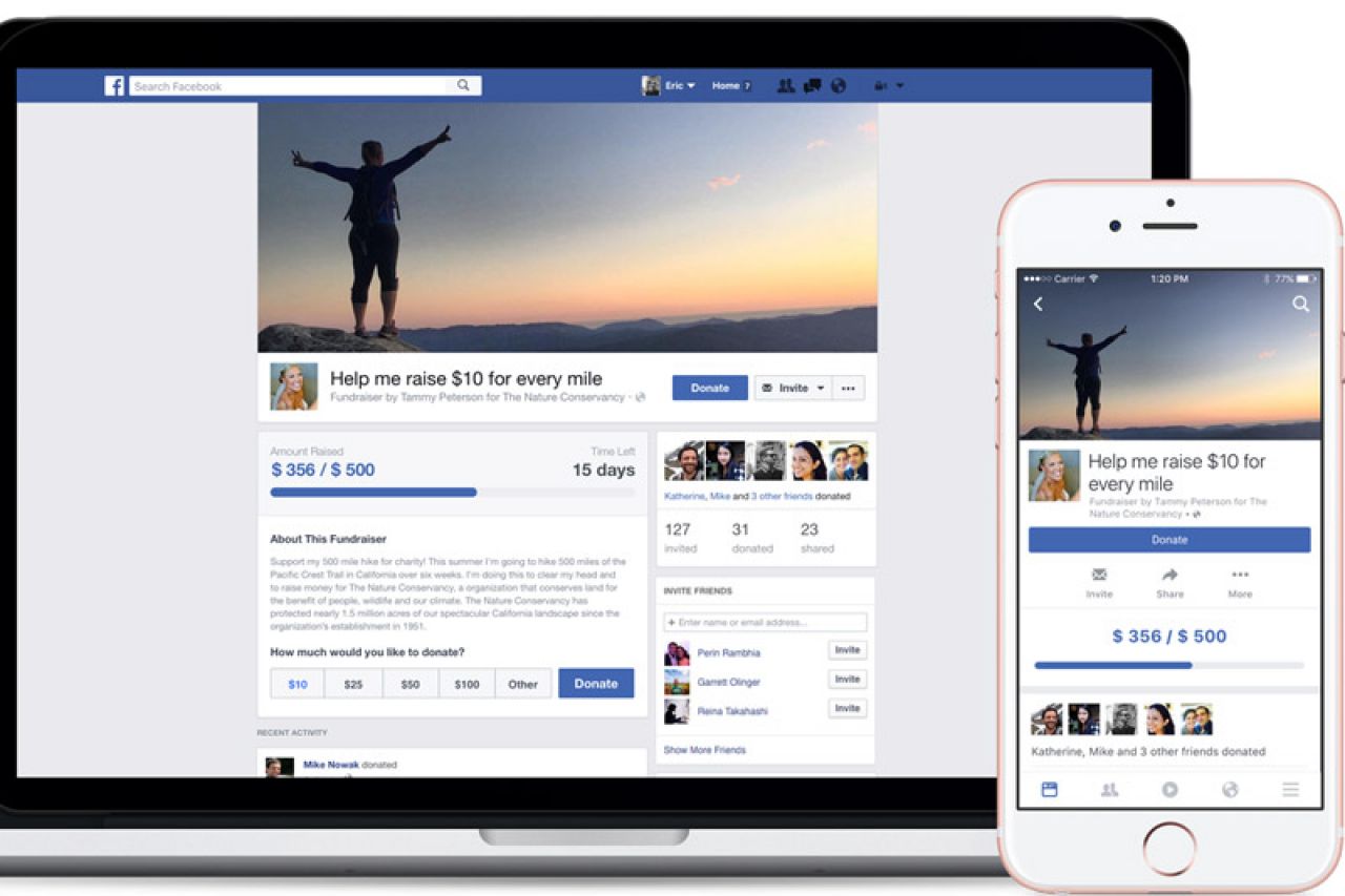 Facebook pokrenuo platformu za dobrotvorne akcije