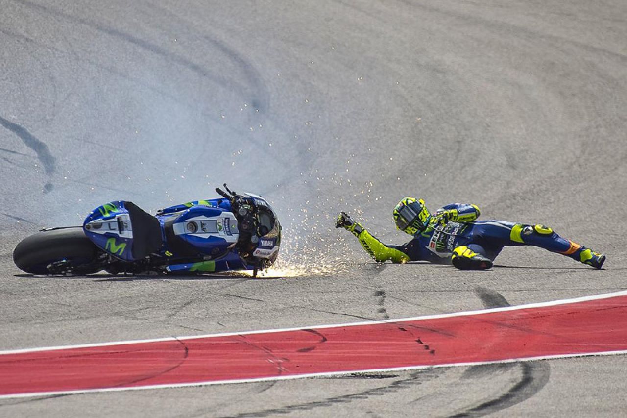 Rossi pao na treningu i završio u bolnici
