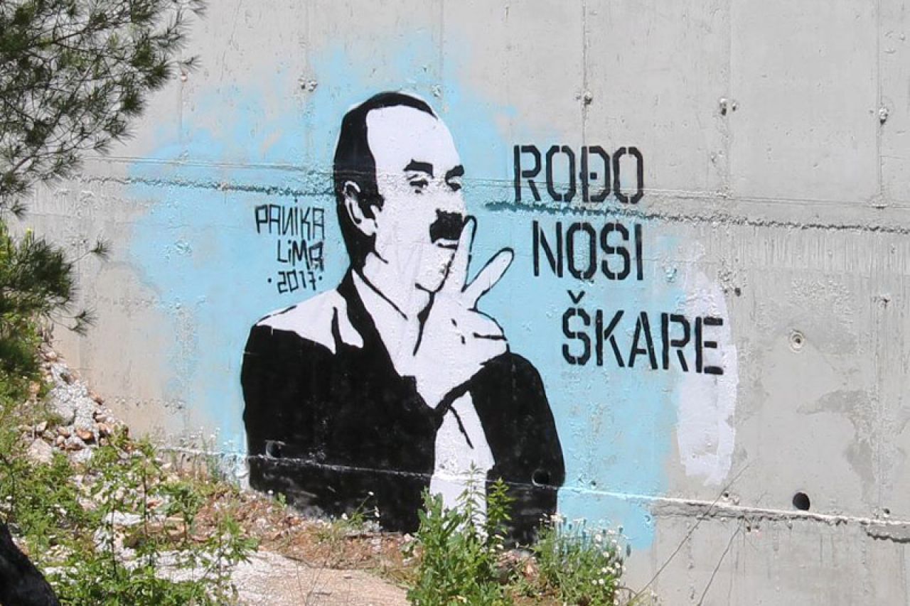 Legendarni ''Rođo'' dobio grafit u Širokom Brijegu