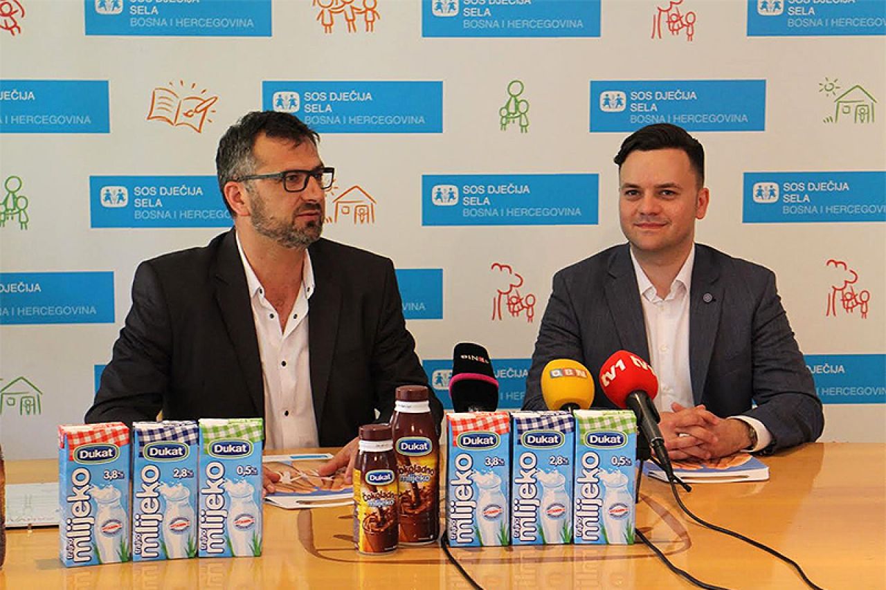  Lactalis BH donirao tromjesečne zalihe mlijeka SOS Dječjim selima BiH