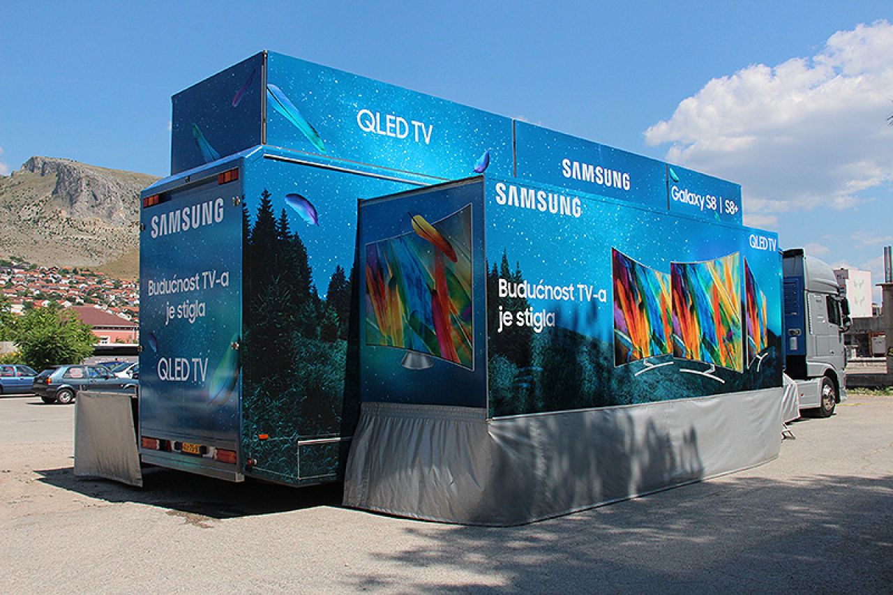 Kamion krcat Samsungovim inovacijama stigao u Mostar