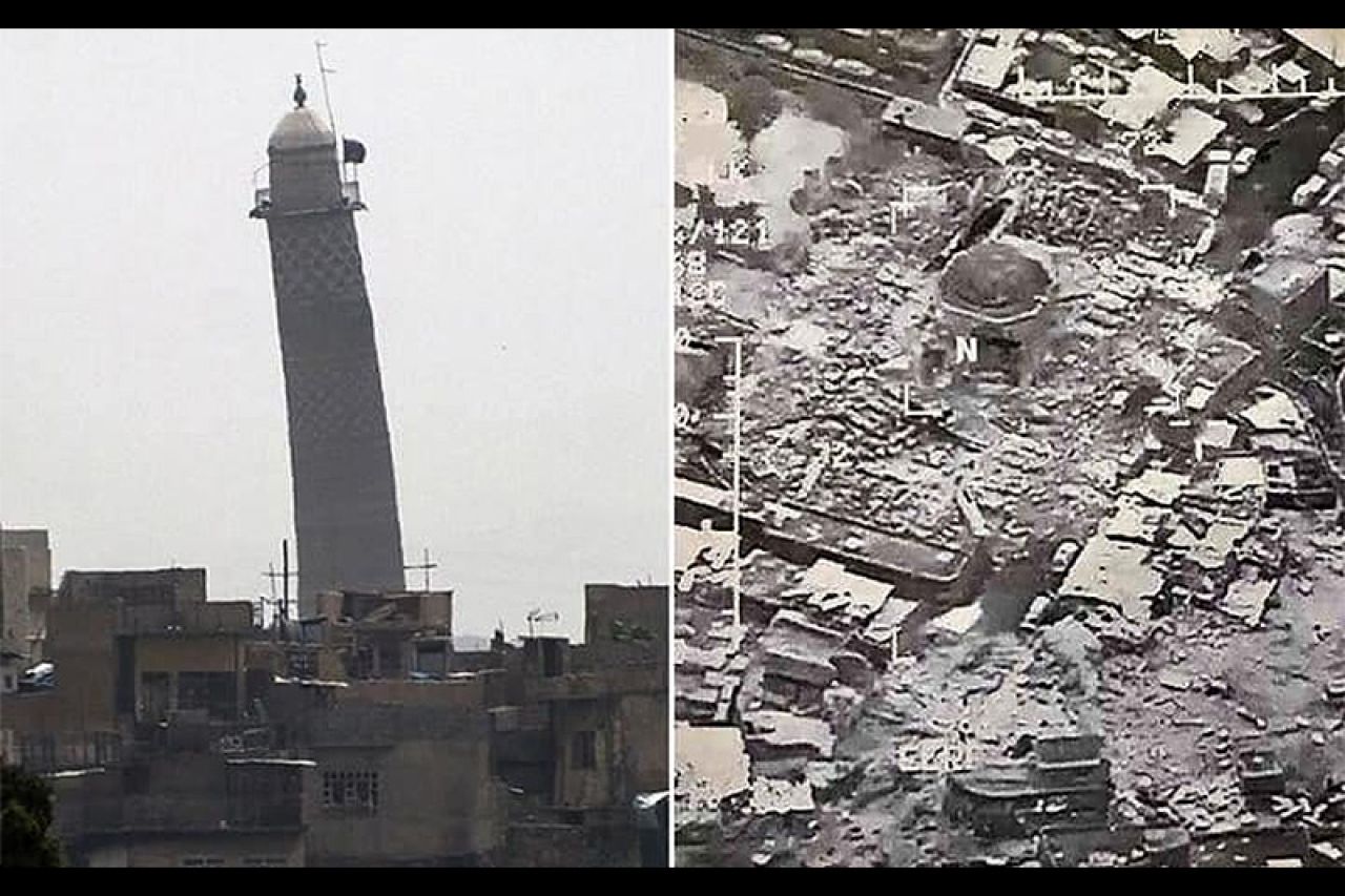  Džihadisti raznijeli povijesnu džamiju al-Nuri u Mosulu