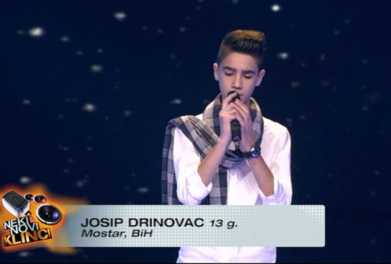 ?Mostarac Josip Drinovac u superfinalu emisije ''Neki novi klinci''