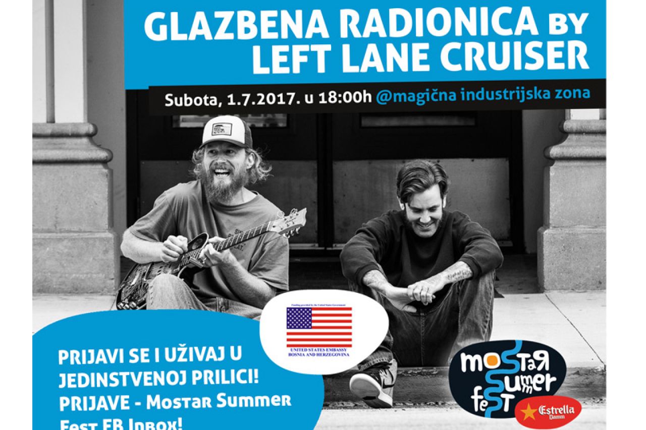 MSF 2017: Prijavite se na glazbenu radionicu američkog benda Left Lane Cruiser