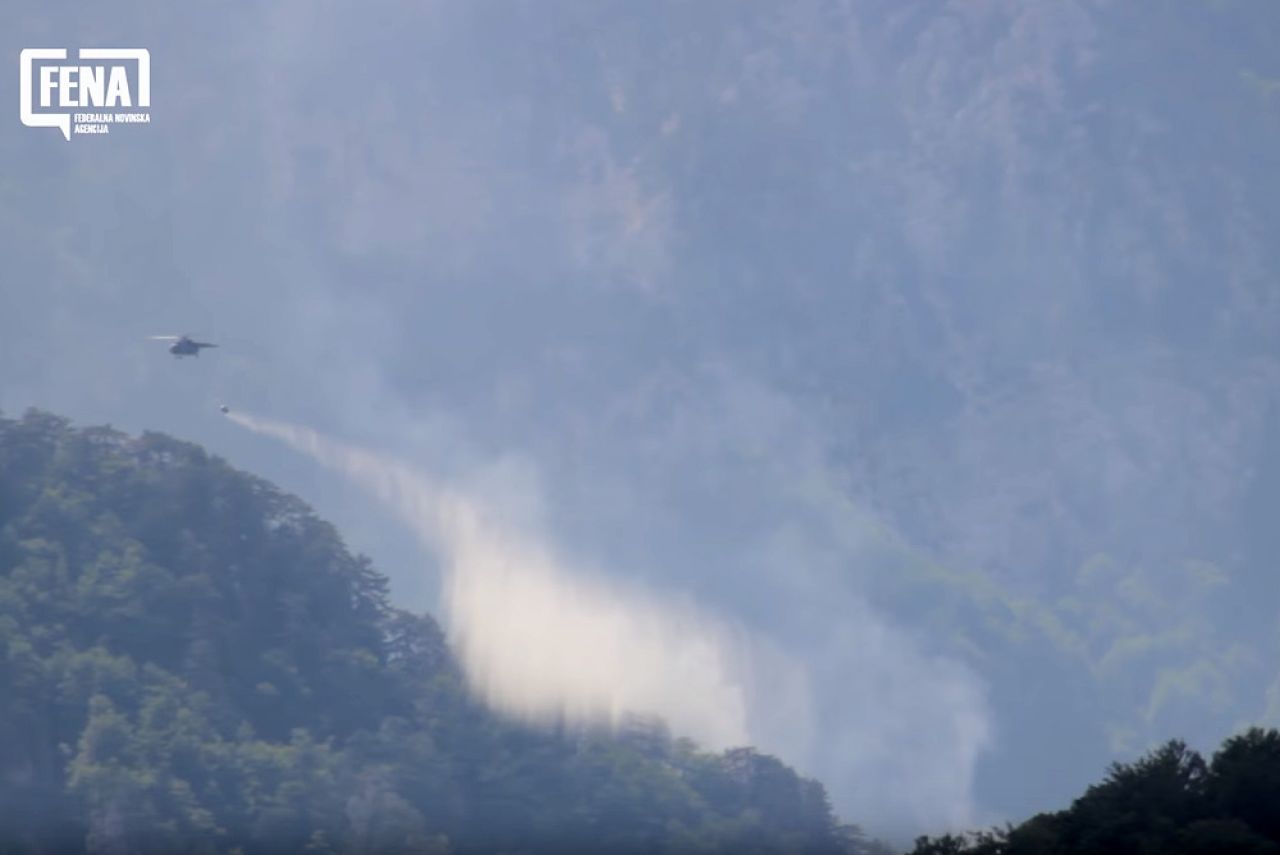 Požar na području Jablanice stavljen pod kontrolu