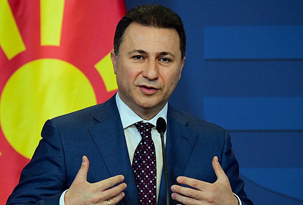 Makedonsko tužiteljstvo traži pritvor za bivšeg premijera Nikolu Gruevskog