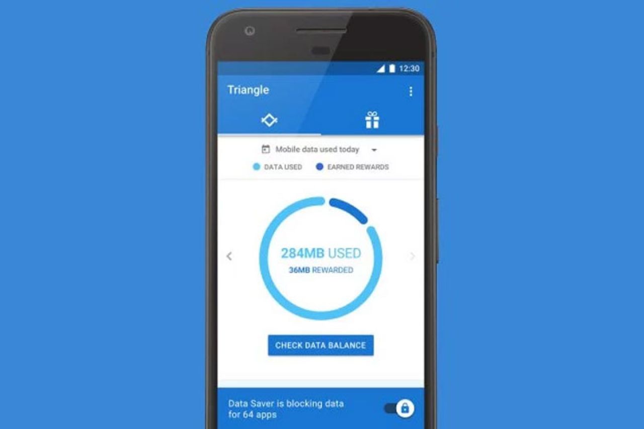 Triangle - Googleova aplikacija za štednju podatkovnog prometa
