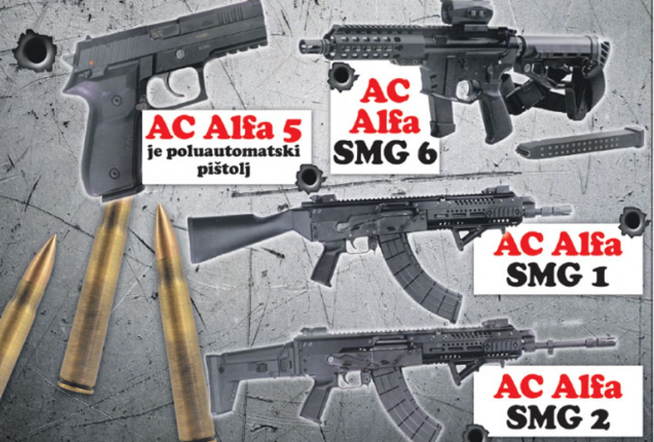 AC Alfa SMG i AC Alfa 5 prvi prototipi bh. puške i pištolja