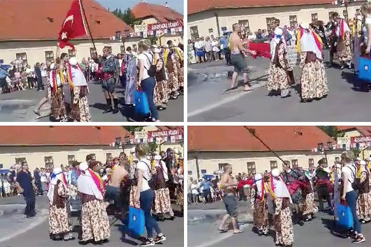 Incident u Hrvatskoj: Uletio u povorku pa gostima iz Turske otrgnuo zastavu